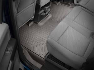 WeatherTech 2017+ Ford F-250/F-350/F-450/F-550 Rear FloorLiner - Cocoa Fits 1st Row Bench Seat | 4710123 - Image 3