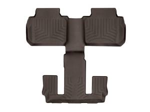 WeatherTech 2017+ GMC Acadia Rear FloorLiner - Cocoa (2nd Row Bucket Seats Only) | 4710803