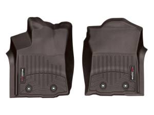 WeatherTech 2018+ Toyota Tacoma Front FloorLiners - Cocoa (Auto Trans Only) | 4712991