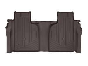 WeatherTech 2019+ Chevrolet Silverado 1500 Crew Cab (1st Row Bench Seats) Rear FloorLiner - Cocoa | 4714363