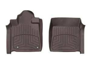 WeatherTech 12-19 Toyota Sequoia Front FloorLiner HP - Cocoa | 474081IM
