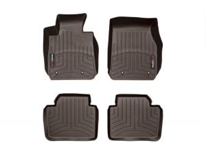 WeatherTech - WeatherTech 2014+ BMW 2-Series Front & Rear FloorLiner - Cocoa | 47410-1-2 - Image 1