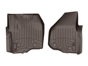 WeatherTech 2012-2016 Ford F-250/F-350/F-450/F-550 Front FloorLiner - Cocoa | 474331 - Image 1