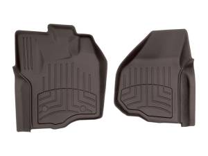 WeatherTech 2012+ Ford F-250/F-350/F-450/F-550 Front FloorLiner HP - Cocoa | 474331IM