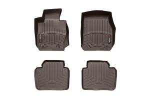 WeatherTech - WeatherTech 2012+ BMW 3-Series Front and Rear FloorLiner - Cocoa | 474541-474102 - Image 1