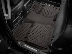 WeatherTech 15-19 GMC Sierra / Sierra Denali 2500HD / 3500HD (Crew Cab) Rear FloorLiner HP - Cocoa | 475422IM - Image 2