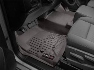 WeatherTech - WeatherTech 14+ Chevy Silverado 1500 Regular Cab Front FloorLiner - Cocoa | 475451 - Image 5