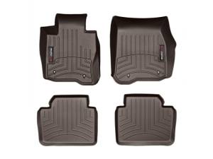 WeatherTech - WeatherTech 2012+ BMW 3-Series Front & Rear FloorLiner - Cocoa | 475701-474102 - Image 1