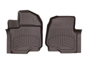 WeatherTech 2015+ Ford F-150 SuperCrew / SuperCab Front FloorLiner HP - Cocoa | 476971IM