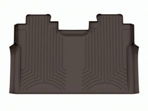 WeatherTech 2015+ Ford F-150 SuperCrew w/Bench 1st Row Rear FloorLiner HP - Cocoa | 476974IM