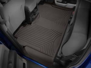 WeatherTech - WeatherTech 2015+ Ford F-150 SuperCrew w/Bench 1st Row Rear FloorLiner HP - Cocoa | 476974IM - Image 3