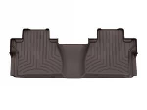 WeatherTech 14-21 Toyota Tundra DC w/Carpeted Floors Rear FloorLiner HP - Cocoa | 477862IM - Image 1