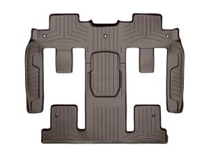 WeatherTech 11-17 Buick Enclave Rear FloorLiner - Cocoa (Covers 2nd and 3rd Row Foot Areas) | 479423