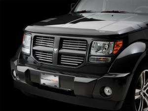 WeatherTech 87-06 Jeep Wrangler Stone and Bug Deflector - Dark Smoke | 50225 - Image 5