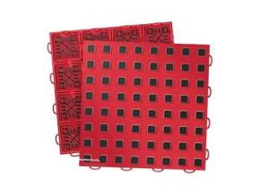 WeatherTech - WeatherTech TechFloor 12in x 12in Solid Floor Tile w/ Raised Squares - Blue | 51T1212SS BL - Image 2