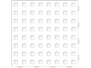WeatherTech - WeatherTech TechFloor 12in x 12in Solid Floor Tile w/ Raised Squares - White | 51T1212SS WH - Image 2