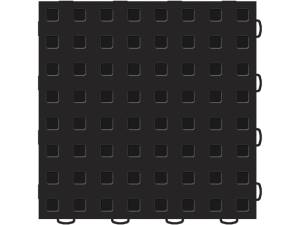 WeatherTech TechFloor - 3in X 12in Tiles(Left Loop) - Black/Black **Order in Qtys of 10 | 51T312LL BK-BK
