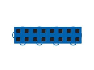 WeatherTech - WeatherTech TechFloor - 3in x 12in Tiles(Left Loop) Blue/Black - Blue/Black | 51T312LL BL-BK - Image 2