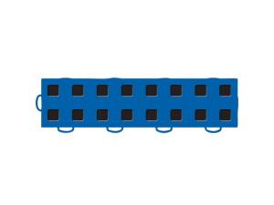 WeatherTech - WeatherTech TechFloor - 3in x 12in Tiles(Left Loop) Blue/Black - Blue/Black | 51T312LL BL-BK - Image 3