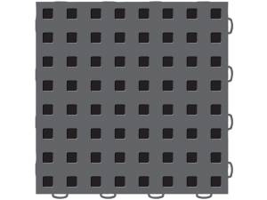 WeatherTech TechFloor - 3in x 12in Tiles(Left Loop) - Dark Grey/Black | 51T312LL DG-BK