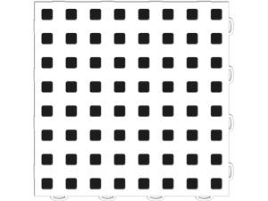 WeatherTech - WeatherTech TechFloor - 3in X 12in Tiles(Left Loop) - White/Black **Order in Qtys of 10 | 51T312LL WH-BK - Image 4