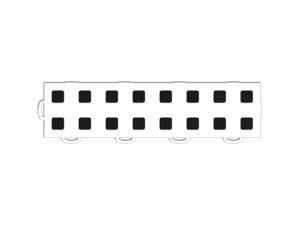 WeatherTech - WeatherTech TechFloor - 3in X 12in Tiles(Left Loop) - White/Black **Order in Qtys of 10 | 51T312LL WH-BK - Image 6