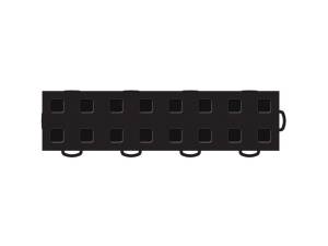 WeatherTech - WeatherTech TechFloor - 3in X 12in Tiles(Right Loop) - Black/Black **Order in Qtys of 10 | 51T312RL BK-BK - Image 2