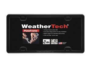 WeatherTech - WeatherTech License Plate Frame Kit - Black | 61020 - Image 5