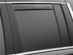 WeatherTech - WeatherTech 16-19 Chevrolet Cruze Rear Side Window Deflectors - Dark Smoke | 81865 - Image 3