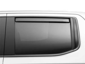WeatherTech 19-23 GMC/Chevrolet Sierra / Silverado 1500 CC Rear Side Window Deflectors - Dark Tint | 81930IM