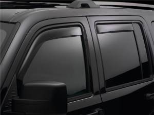 WeatherTech 84-94 Chevrolet Blazer Front&Rear Side Window Deflectors - Dark Smoke | 82152