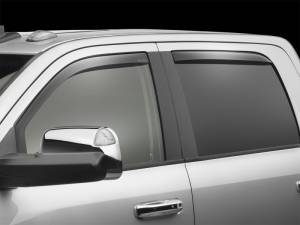 WeatherTech 09-18 Dodge Ram 1500 Front and Rear Side Window Deflectors - Dark Smoke | 82503 - Image 9