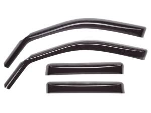 WeatherTech - WeatherTech 2015+ Ford F-150 SuperCrew Front and Rear Side Window Deflectors - Dark Smoke | 82765 - Image 5