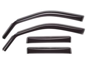WeatherTech 19-21 RAM 1500 Crew Cab Front and Rear Side Window Deflectors - Dark Smoke | 82935