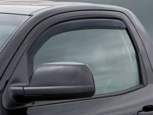 WeatherTech 07-21 Toyota Tundra DC/CC/CrewMax & 08-22 Sequoia RR Side Window Deflectors - Dark Tint | 83450IM - Image 1