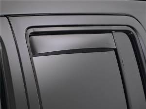 WeatherTech - WeatherTech 07-11 Chevrolet Aveo Rear Side Window Deflectors - Dark Smoke | 83508 - Image 2
