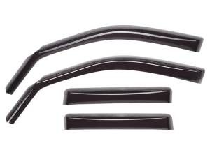 WeatherTech - WeatherTech 02-06 Chevrolet Trailblazer EXT Front and Rear Side Window Deflectors - Dark Smoke | 84278 - Image 2