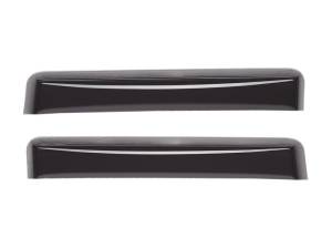 WeatherTech - WeatherTech 07-13 Chevrolet Silverado Extended Cab Rear Side Window Deflectors - Dark Smoke | 85426 - Image 3