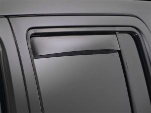 WeatherTech - WeatherTech 07-13 Chevrolet Silverado Extended Cab Rear Side Window Deflectors - Dark Smoke | 85426 - Image 7