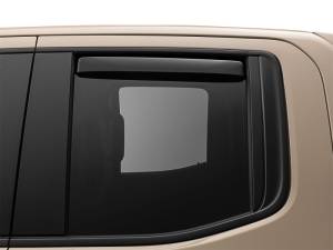 WeatherTech - WeatherTech 2019+ Chevrolet Silverado 1500 Rear Side Window Deflectors - Dark Smoke | 85930IM - Image 2