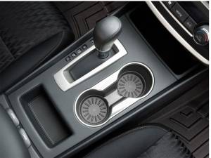 WeatherTech Car Coasters (2 Small x 3-1/8in. & 2 Large x 3-7/16in.) - 4pk - Black | 8A4CCST