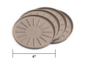 WeatherTech - WeatherTech Round Coaster Set 4in. - Tan (Set of 4) | 8A4CSTTN - Image 2