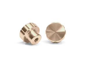 WeatherTech CupFone & CupFone XL w/ Hand Sanitizer Billet Knobs - Rose Gold (2 Pack) | 8ACFBK13