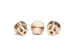 WeatherTech CupFone & CupFone XL w/ Hand Sanitizer Billet Knobs - Rose Gold (3 Pack) | 8ACFBK33