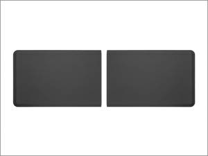 WeatherTech Comfort Mat Connect End Mat 24x36in Woven (2 Qty) - Black | 8ACONA2BWB