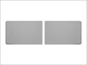 WeatherTech Comfort Mat Connect End Mat 24 x 36in. Woven (2 Qty) - Grey | 8ACONA2BWG