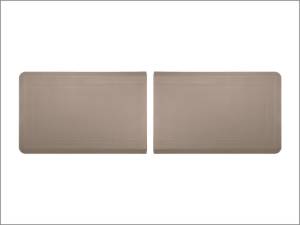 WeatherTech Comfort Mat Connect End Mats 24 x 36in. (2 Qty) Bordered - Tan | 8ACONA2HCT