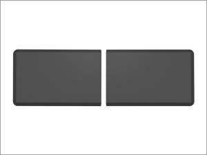 WeatherTech Comfort Mat Connect End Mats 24 x 36in. (2 Qty) Stone - Black | 8ACONA2TXB