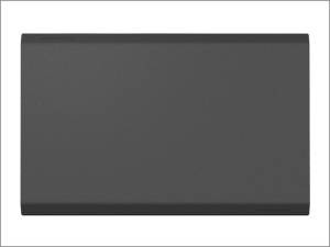 WeatherTech Comfort Mat Connect Middle Mat 24 x 36in. Stone - Black | 8ACONB1TXB