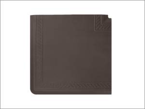 WeatherTech Comfort Mat Connect Corner Mat 25 x 25in. Bordered - Cocoa | 8ACONC1HCC